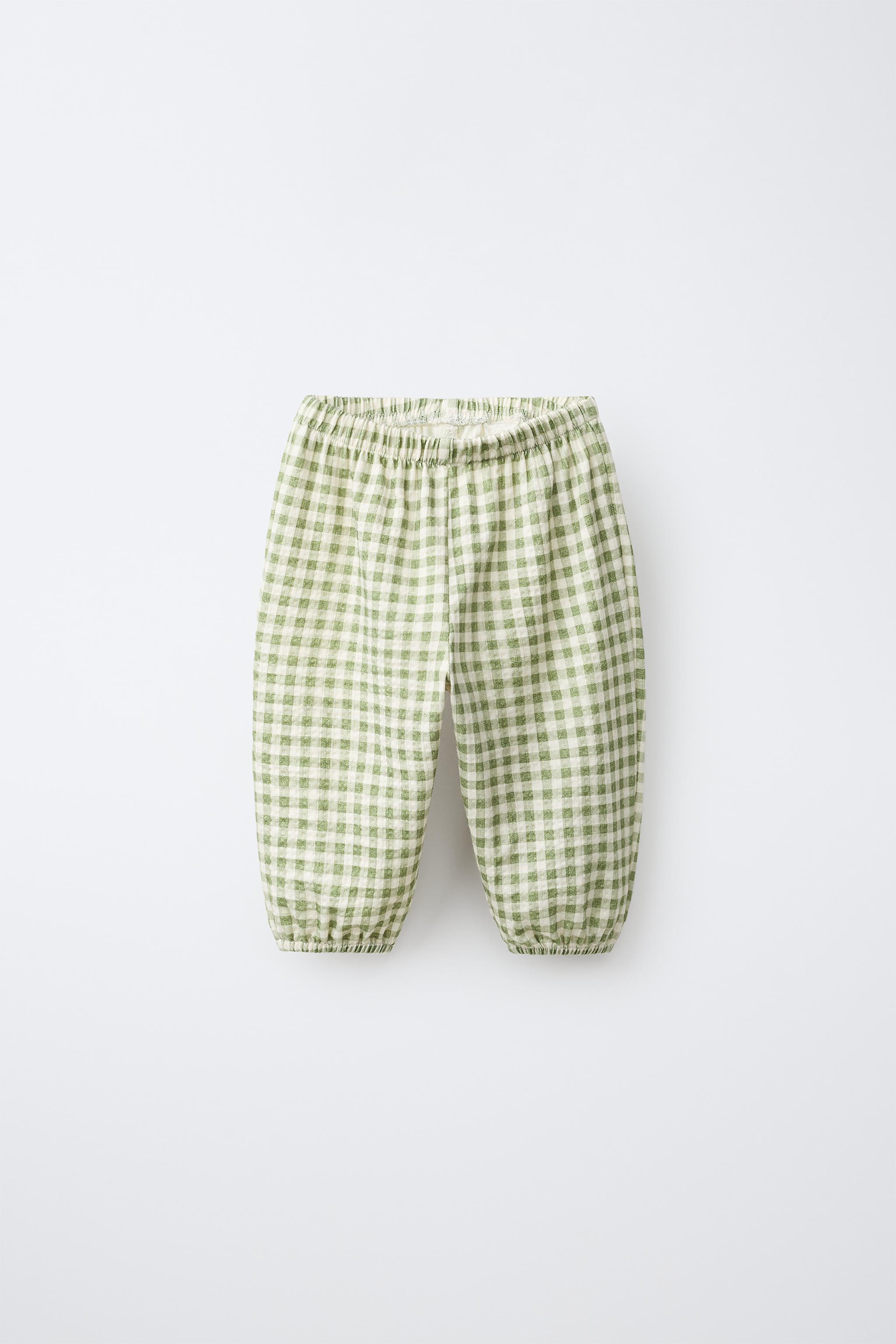 PANTALON BAGGY À CARREAUX
